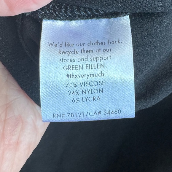 Eileen Fisher Black Pants Size 1X - Picture 5 of 6